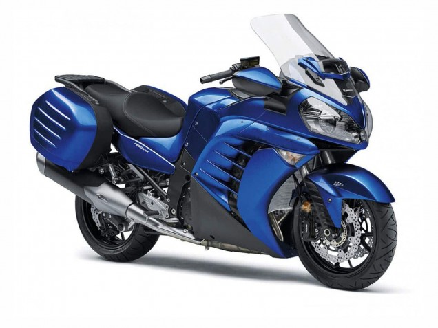 Carenados Moto Kawasaki GTR1400/ZG1400 2007-2009 - Azul Negro