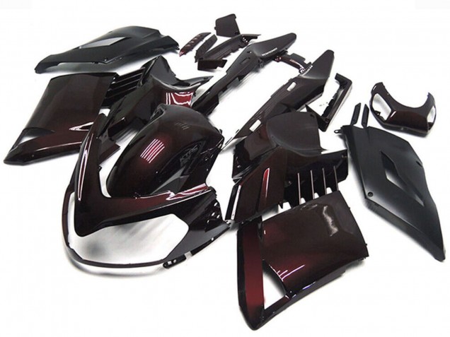 Carenados Moto Kawasaki GTR1400/ZG1400 2007-2009 - Rojo Granate Negro
