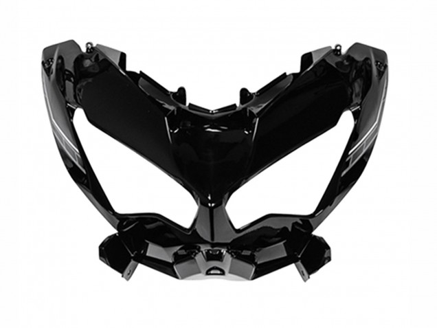 Carenados Moto Kawasaki Versys 650 2022-2025 - Negro Brillante Blanco