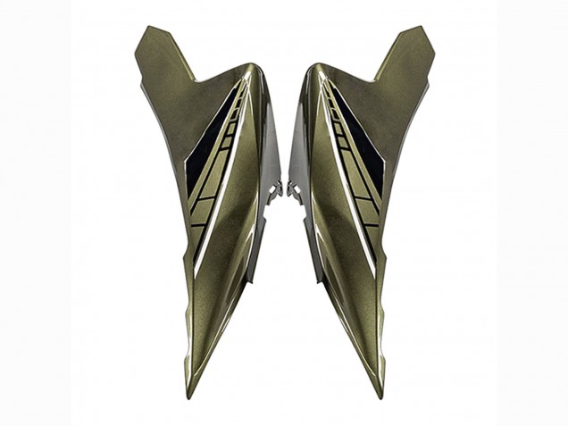 Carenados Moto Kawasaki Versys 650 2022-2025 - Verde Oscuro Negro