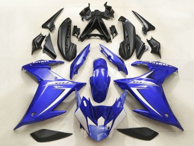 Carenado Moto Yamaha FZ6R 2009-2015 - Azul Blanco