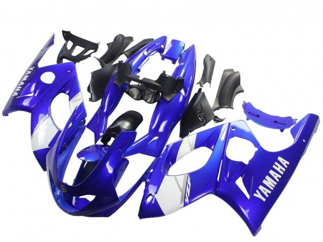 Carenado Moto Yamaha YZF600R Thundercat 1996-2007 - Azul Blanco Plata