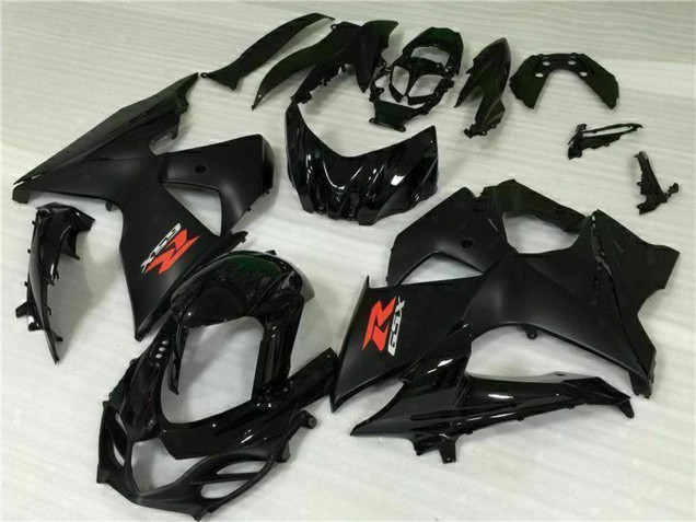 Carenado Moto Suzuki GSXR 1000 2009-2016 - Negro Brillante Negro Mate