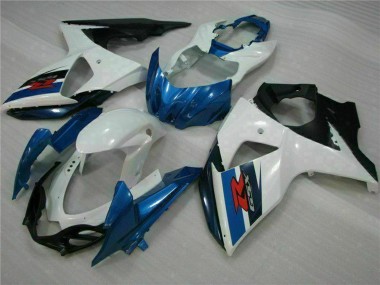 Kits Carenados ABS Suzuki GSXR 1000 2009-2016 - Blanco Azul Negro