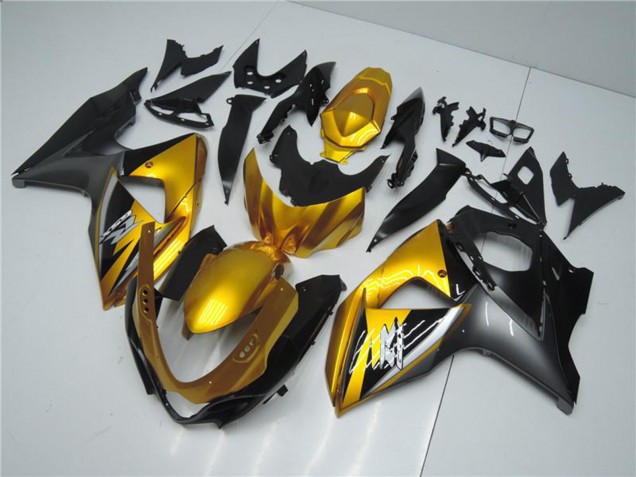 Carenados Moto Suzuki GSXR 1000 2009-2016 - Oro Negro Mate