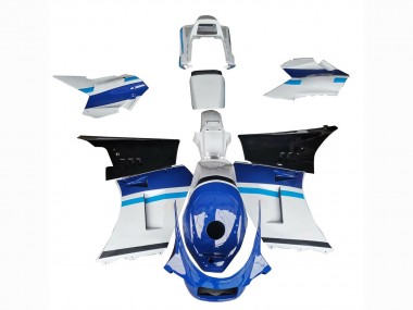 Carenados Moto Suzuki RG400 RG500 RG400/500 1984-1987 - Blanco Azul Negro