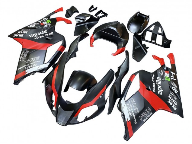 Carenados Moto Aprilia RSV1000 2003-2006 - Negro Rojo