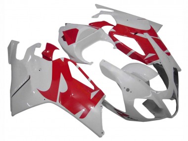 Carenados Moto Aprilia RSV1000 2003-2006 - Blanco Rojo