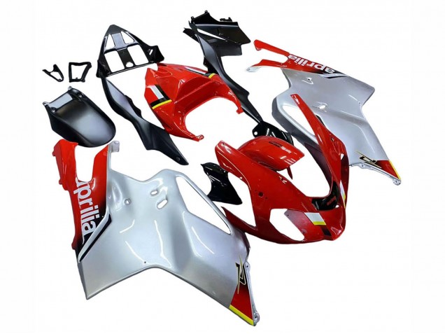 Carenados Moto Aprilia RSV1000 2003-2006 - Blanco Rojo Negro