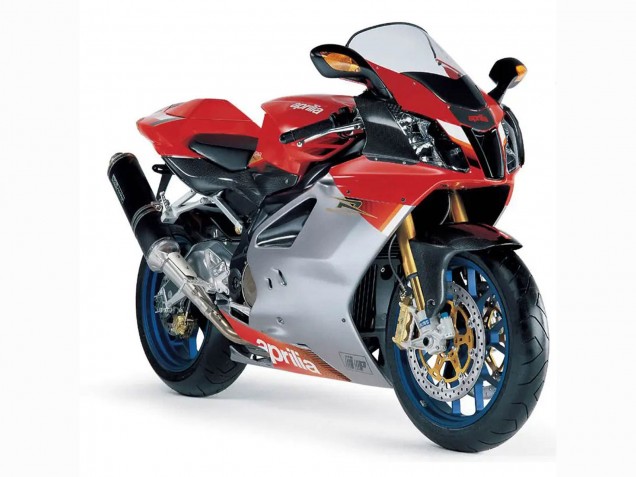 Carenados Moto Aprilia RSV1000 2003-2006 - Blanco Rojo Negro