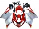 Carenados Moto Aprilia RSV1000 2003-2006 - Blanco Rojo Negro