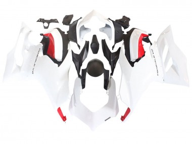 Carenados Moto Ducati Panigale V2 2020-2024 - Blanco Rojo Negro Mate