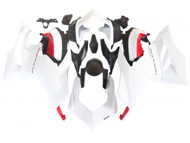 Carenados Moto Ducati Panigale V2 2020-2024 - Blanco Rojo Negro Mate