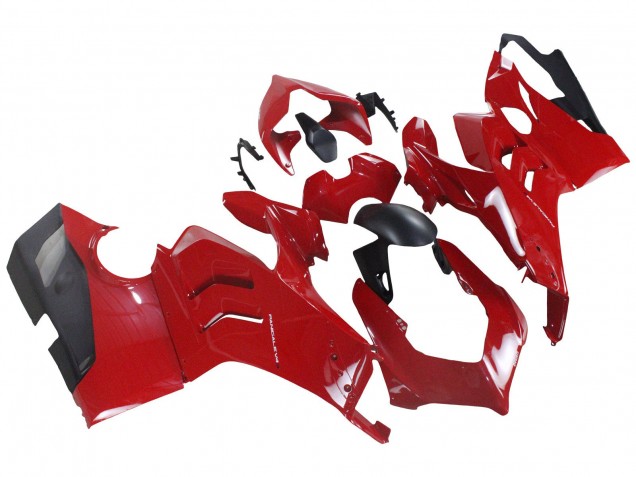 Carenado Moto Ducati Panigale V4 V4S 2020-2021 - Rojo Negro Mate