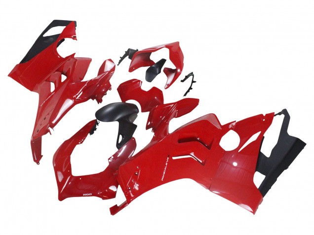 Carenado Moto Ducati Panigale V4 V4S 2020-2021 - Rojo Negro Mate