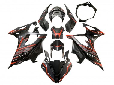 Carenado Moto BMW S1000RR 2019-2022 - Negro Mate Rojo