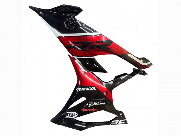 Carenados Moto BMW S1000RR 2019-2022 - Negro Rojo Oscuro