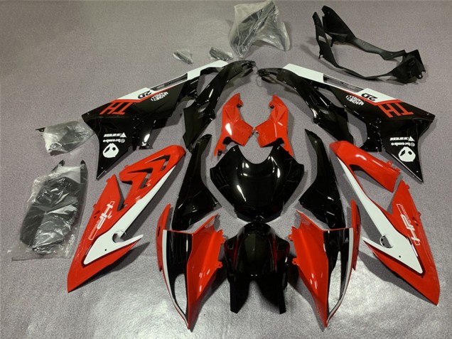 Carenado Moto BMW S1000RR 2017-2018 - Blanco Rojo Negro Brillante