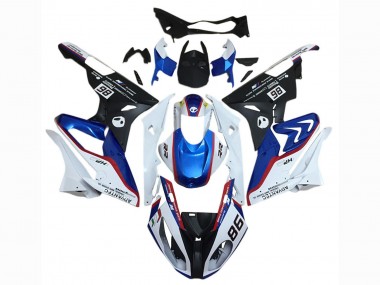 Kits Carenado Moto BMW S1000RR 2015-2016 - Blanco Rojo Azul Negro Mate