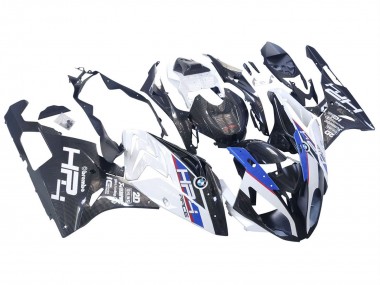 Carenados Moto BMW S1000RR 2015-2016 - Blanco Azul Negro FibraCarbono