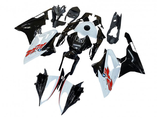 Carenados Moto BMW S1000RR 2015-2016 - Blanco Negro FibraCarbono