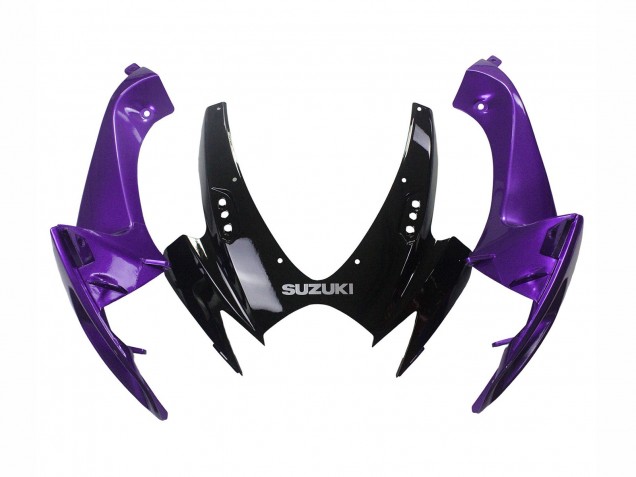 Kits Carenado Moto Suzuki GSXR 600 / GSXR 750 2006-2007 - Púrpura Negro Brillante