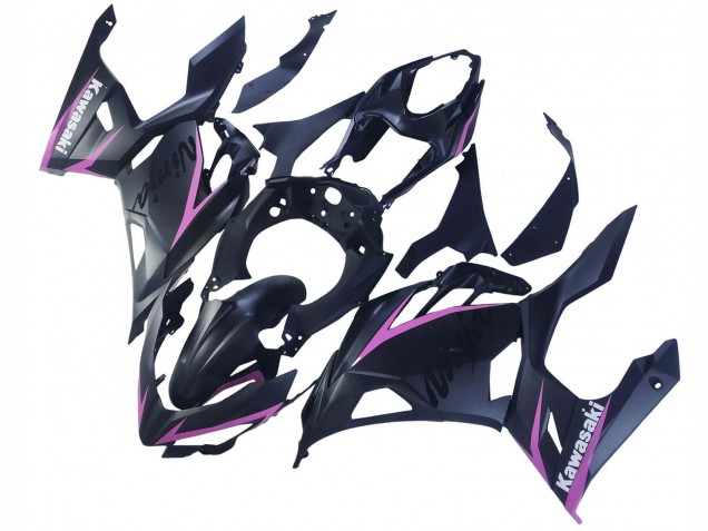 Carenados Moto Kawasaki Ninja 400 2018-2024 - Negro Mate Rosa