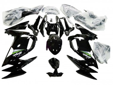 Carenados Moto Kawasaki Ninja 650 EX650 2020-2024 - Negro Brillante Verde