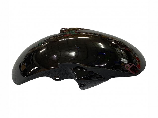 Carenados Moto Yamaha YZF R6S 2006-2009 - Negro Brillante Blanco Calcomanías