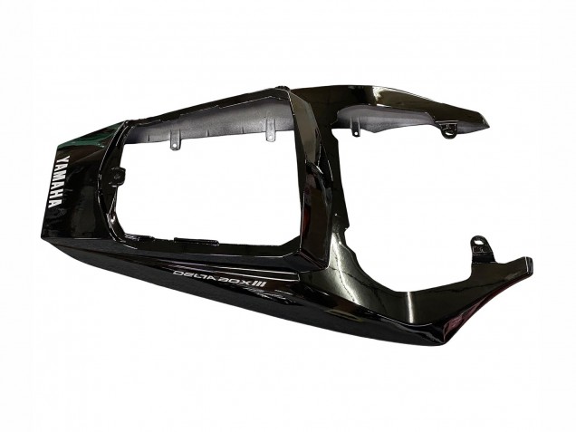 Carenados Moto Yamaha YZF R6S 2006-2009 - Negro Brillante Blanco Calcomanías