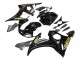 Carenados Moto Yamaha YZF R6 2003-2004 - Negro Brillante Oro Calcomanías