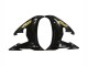 Carenados Moto Yamaha YZF R6 2003-2004 - Negro Brillante Oro Calcomanías