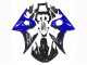 Carenados Moto Yamaha YZF R6S 2006-2009 - Azul Negro Brillante