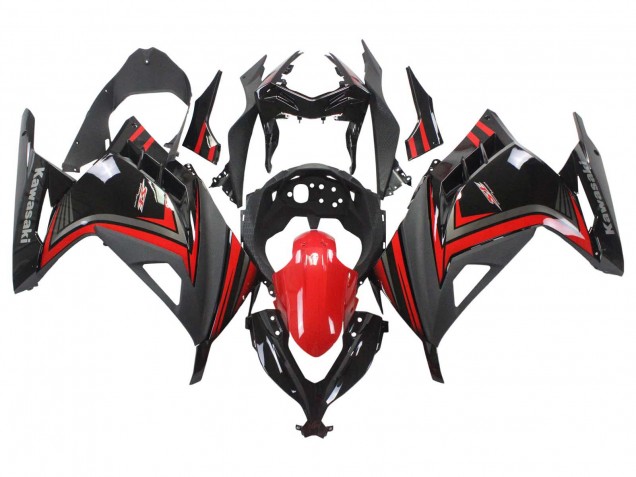 Carenados Moto Kawasaki EX300 2013-2024 - Rojo Negro