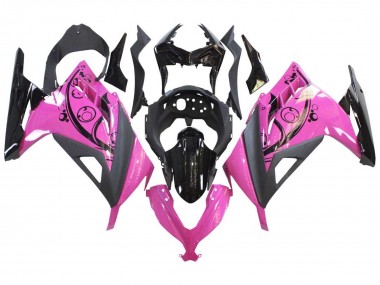 Carenados Moto Kawasaki EX300 2013-2024 - Rosa Negro