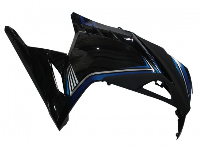 Carenados Moto Kawasaki EX300 2013-2024 - Negro Brillante Azul
