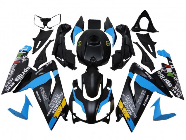 Carenados Moto Aprilia RS125 2006-2011 - Negro Azul Amarillo