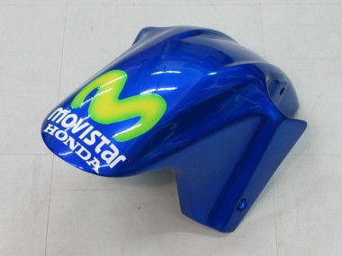 Carenados Moto Honda CBR600 F4i 2004-2007 - Azul Amarillo Verde MoviStar