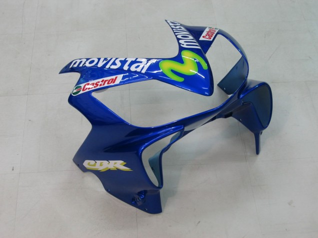Carenados Moto Honda CBR600 F4i 2004-2007 - Azul Amarillo Verde MoviStar