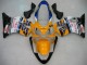 Carenados Moto Honda CBR600 F4i 2004-2007 - Amarillo Azul Blanco Negro Nastro Azzurro