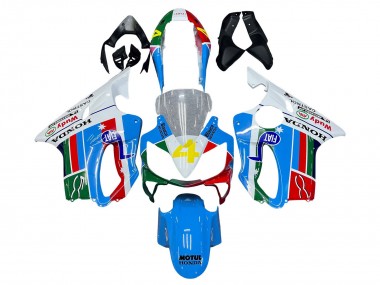 Carenados Moto Honda CBR600 F4i 2004-2007 - Blanco Azul Verde Rojo