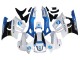 Carenados Moto Honda CBR600 F3 1997-1998 - Blanco Azul Negro Brillante