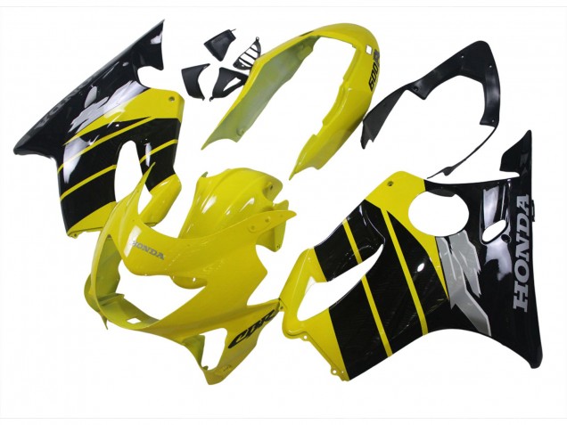 Carenados Moto Honda CBR600 F4 1999-2000 - Amarillo Negro Brillante