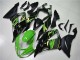 Carenados Moto Kawasaki ZX6R 2013-2018 - Verde Amarillo Negro Brillante Negro Mate
