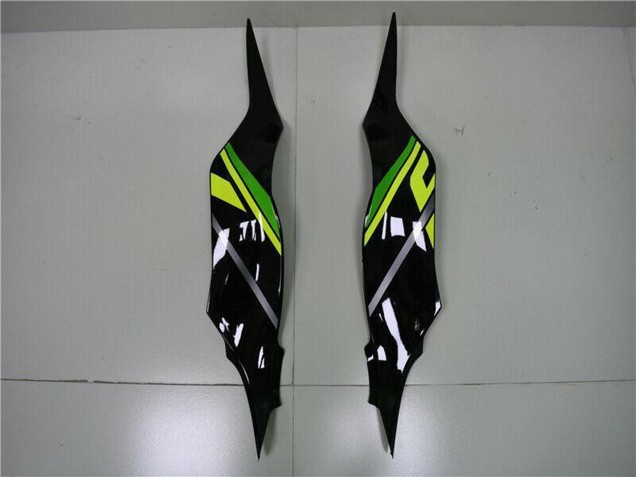 Carenados Moto Kawasaki ZX6R 2013-2018 - Verde Amarillo Negro Brillante Negro Mate