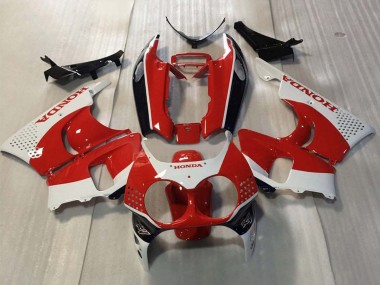 Carenados Moto Honda CBR900RR 893 1992-1993 - Blanco Rojo Negro Brillante