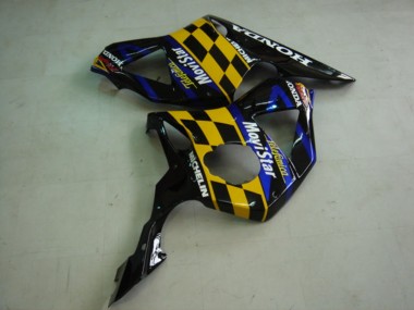 Carenados Moto Honda CBR900RR 954 2002-2003 - Azul Amarillo Negro Brillante Telefonica MoviStar Castrol