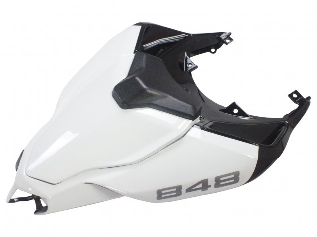 Carenados Moto Ducati 848/1098/1198 2007-2014 - Blanco Negro Brillante Corse
