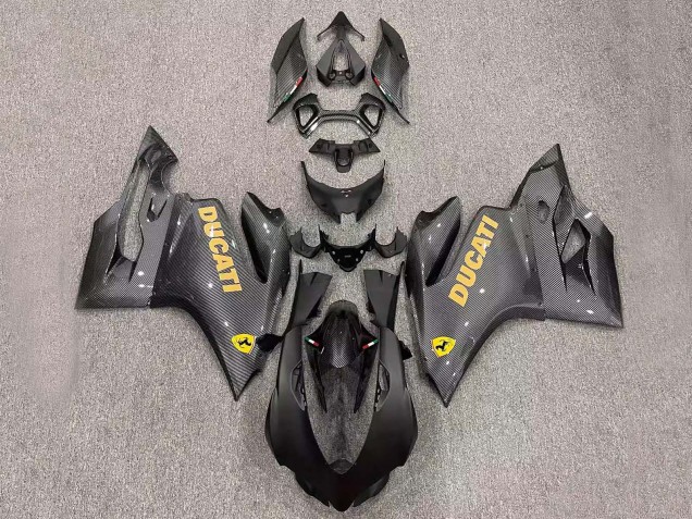 Carenados Moto Ducati Panigale 899/1199 2011-2014 - Negro FibraCarbono Estilo