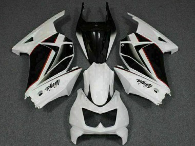 Carenados Moto Kawasaki EX250 2008-2012 - Blanco Negro Ninja